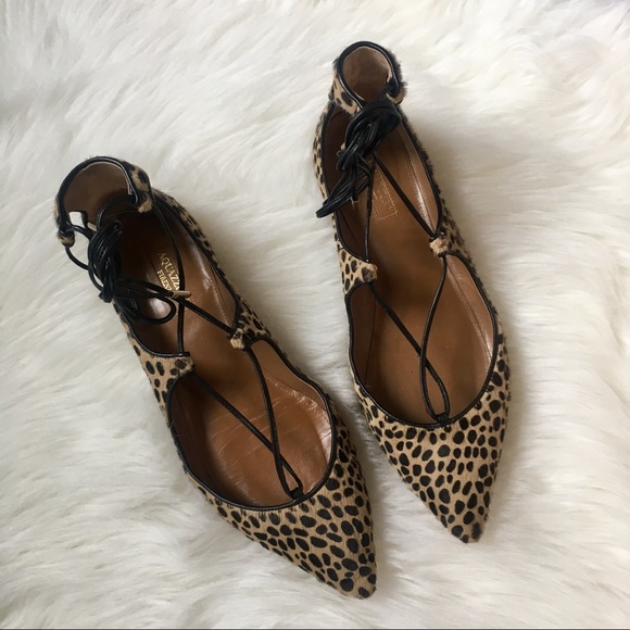 SOLD • Aquazzura Cheetah Christy Flat EUC - Picture 2 of 8